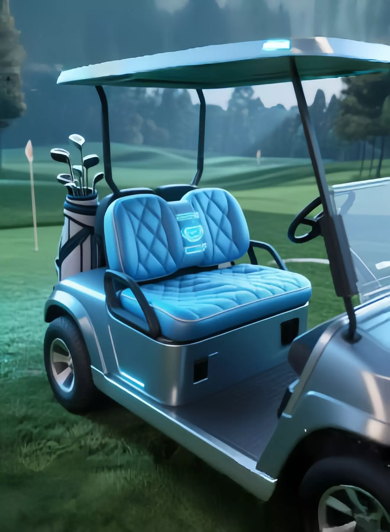 Golf heating and cooling pad